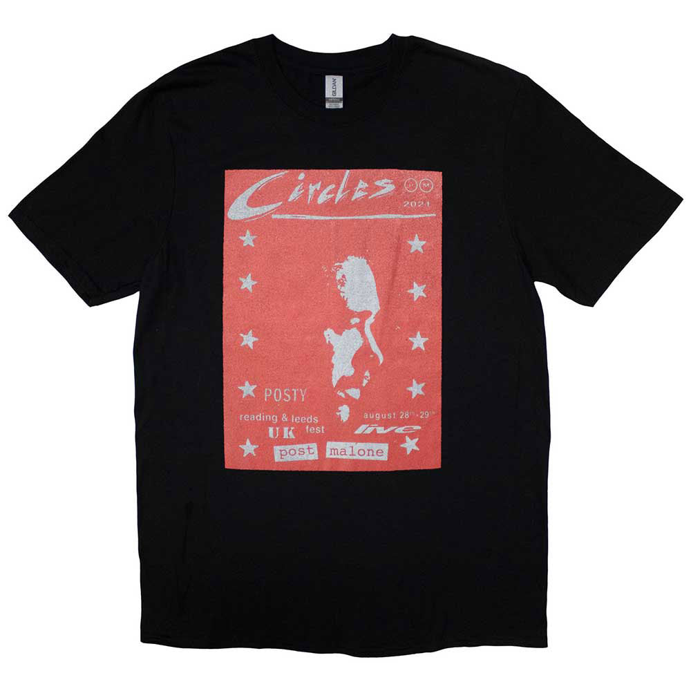 Post Malone Circles Live T-shirt Front