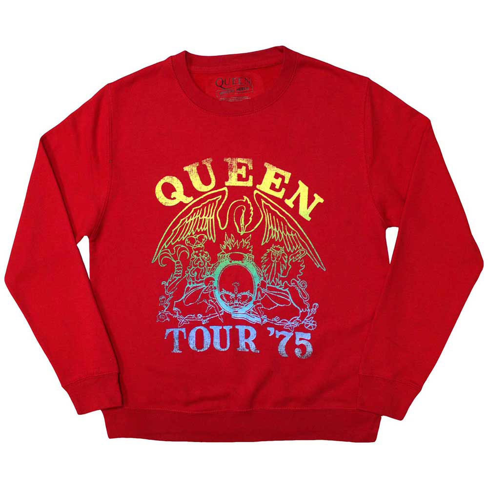 Queen Tour '75 Crest Sweatshirt Front