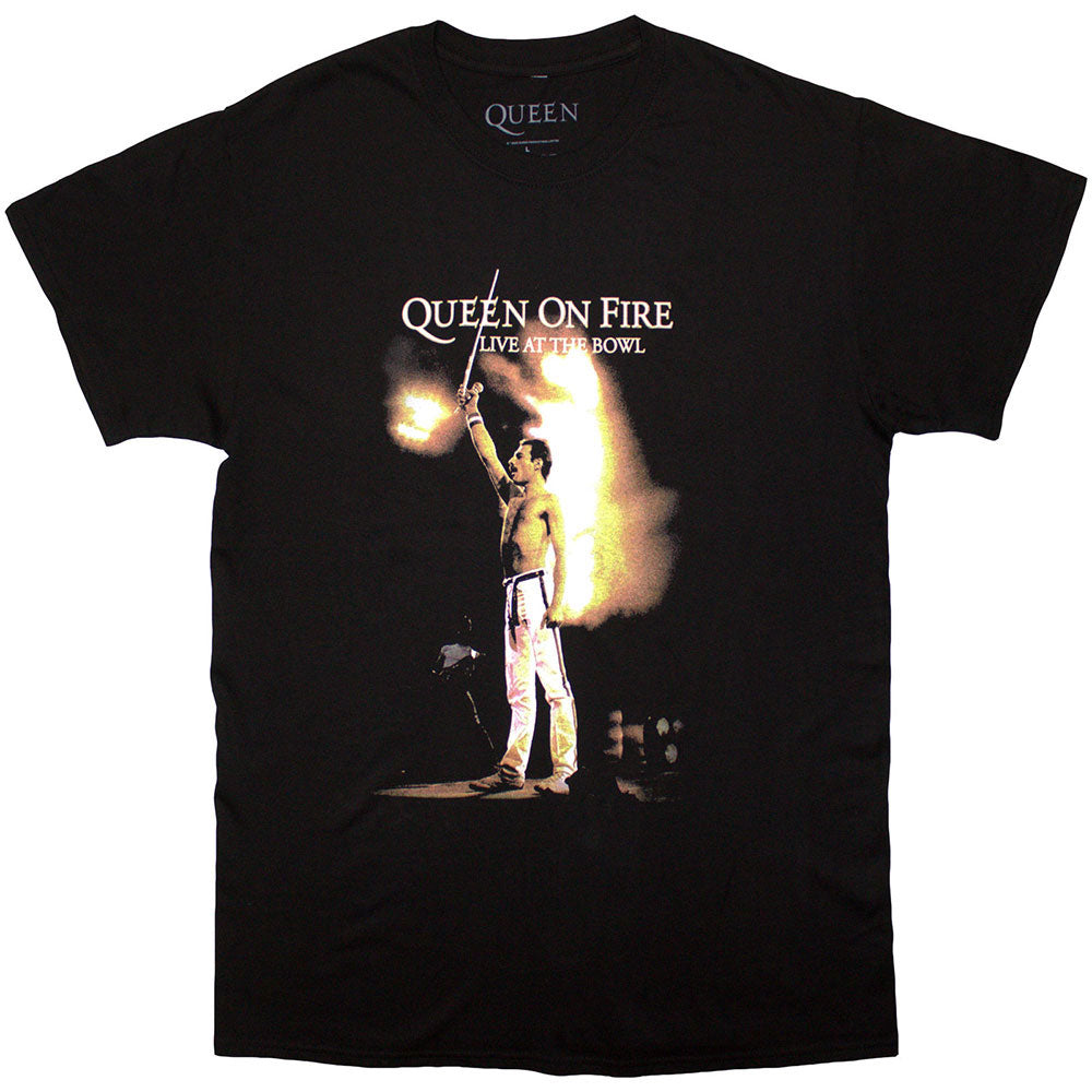 Queen Live At The Bowl T-shirt Front