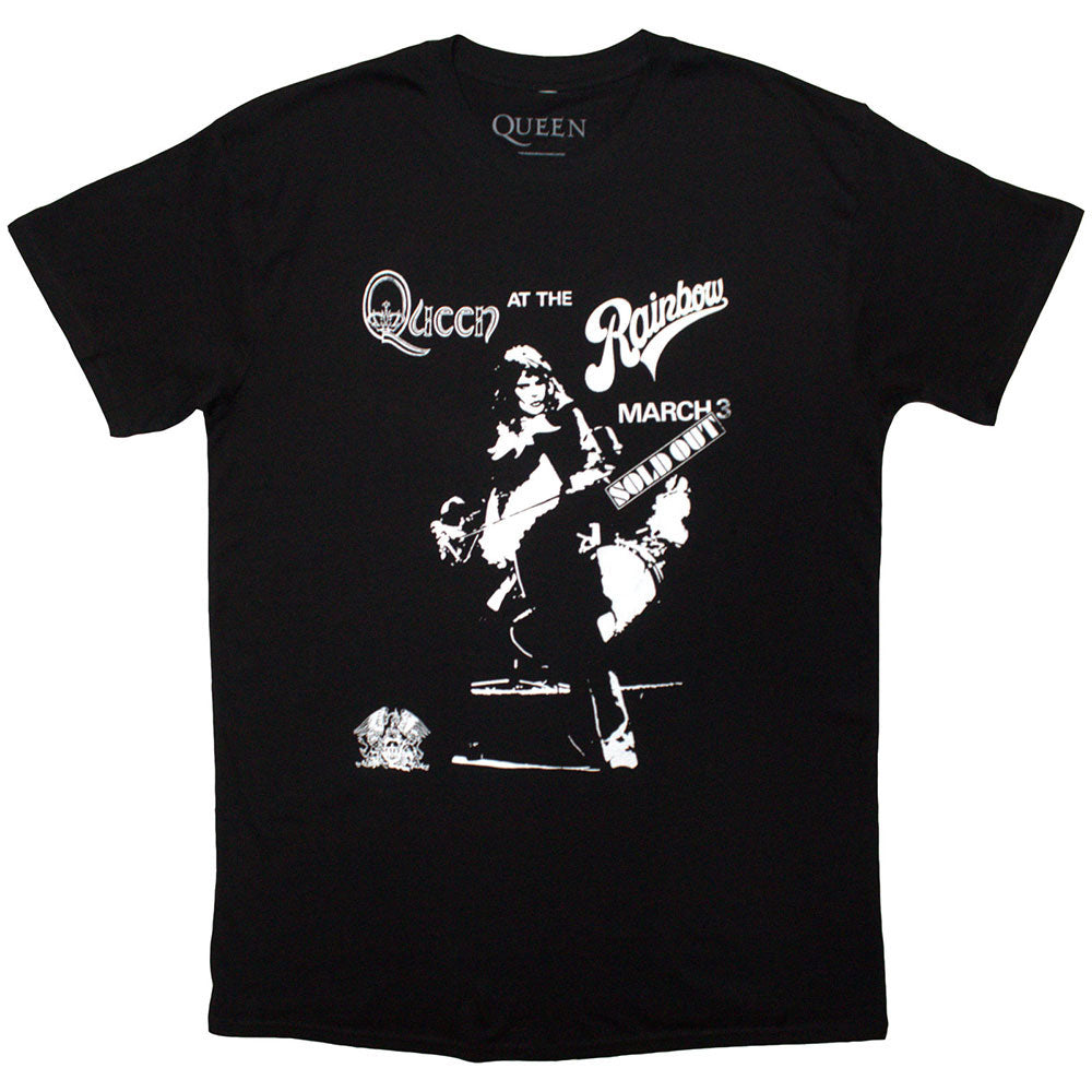 Queen Live Rainbow T-shirt Front