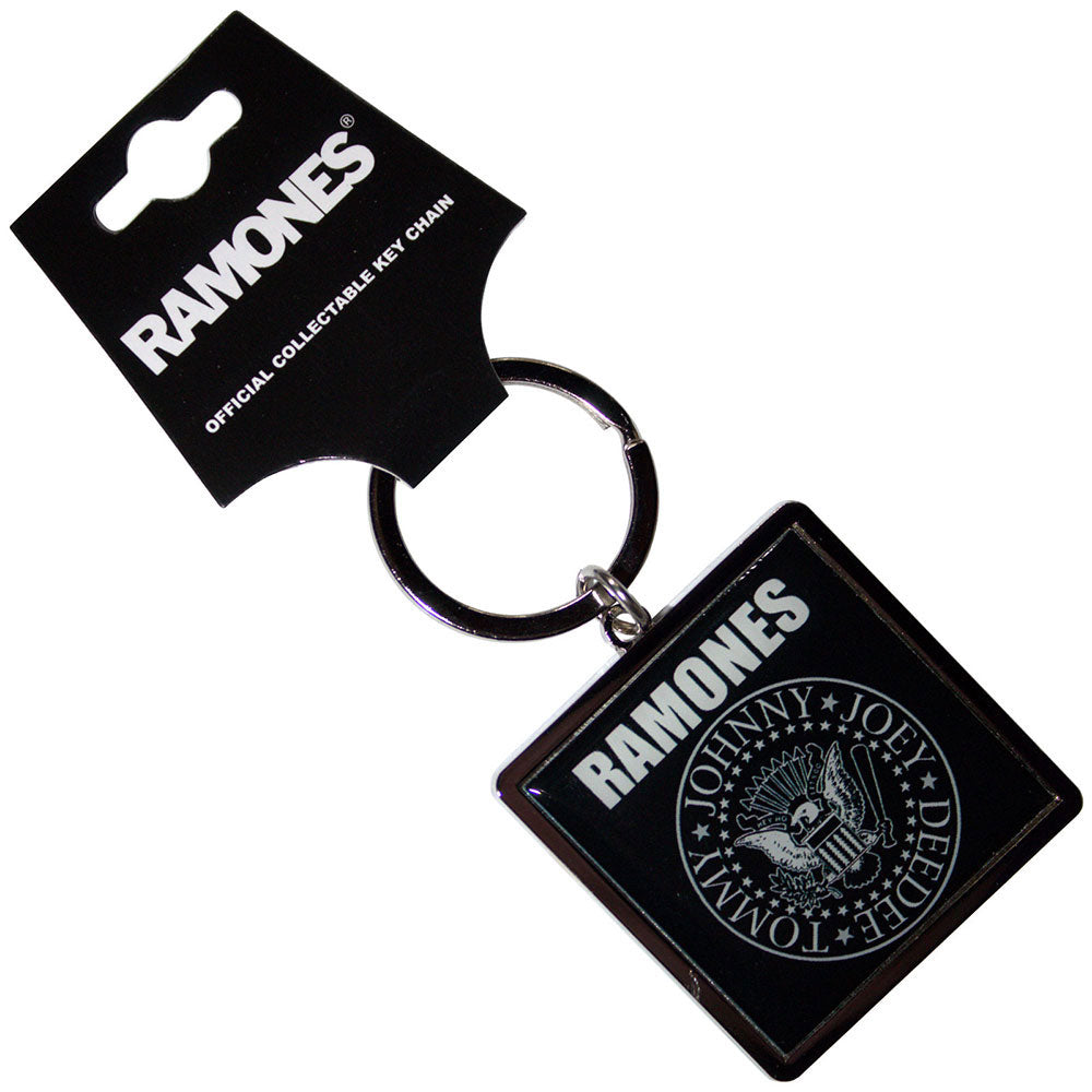 Ramones Presidential Seal Metal Key Chain Front