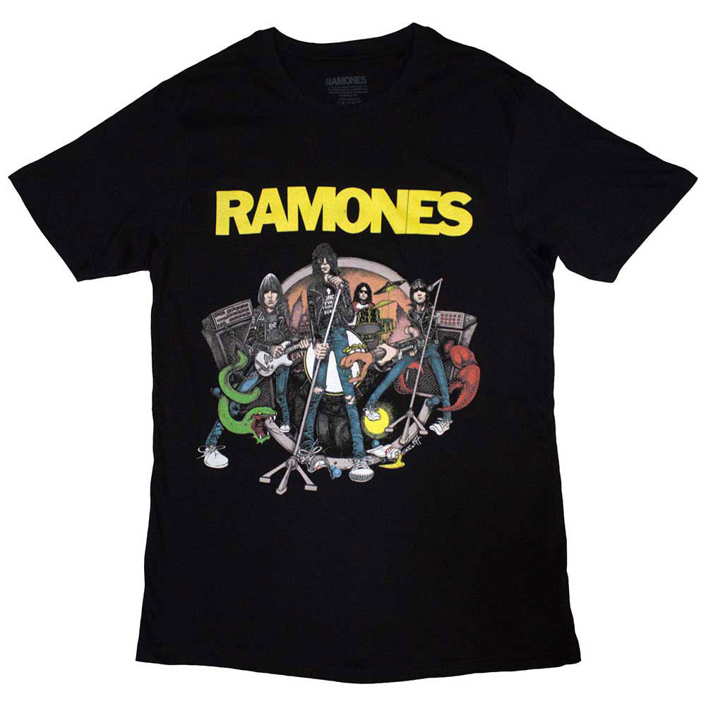 Ramones Cartoon Band T-shirt Front