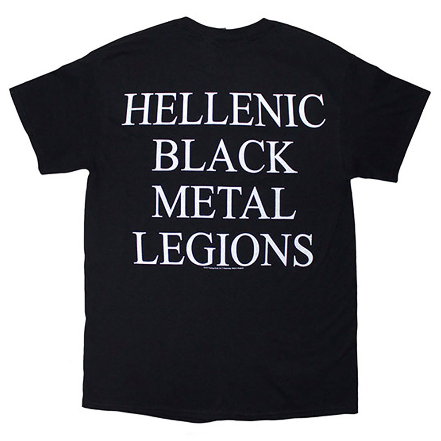 Rotting Christ Hellenic Black Metal Legions T-shirt Back