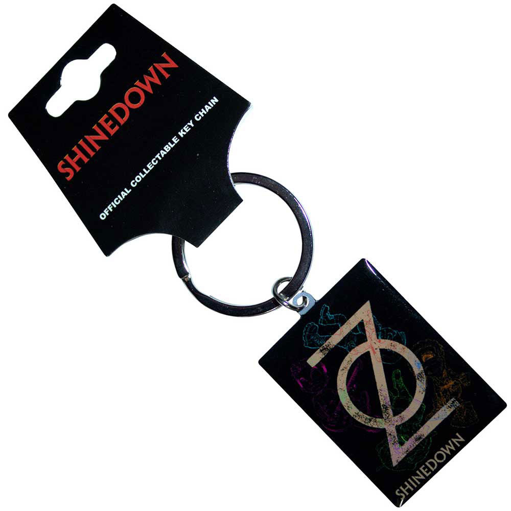 Shinedown Secondary Z Logo Metal Key Chain Front