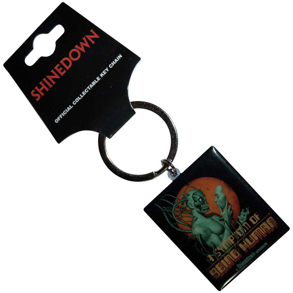 Shinedown A Symptom Of Being Human Metal Key Chain Front