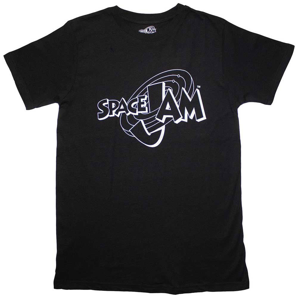 Space Jam Retro B&w Logo T-shirt Front