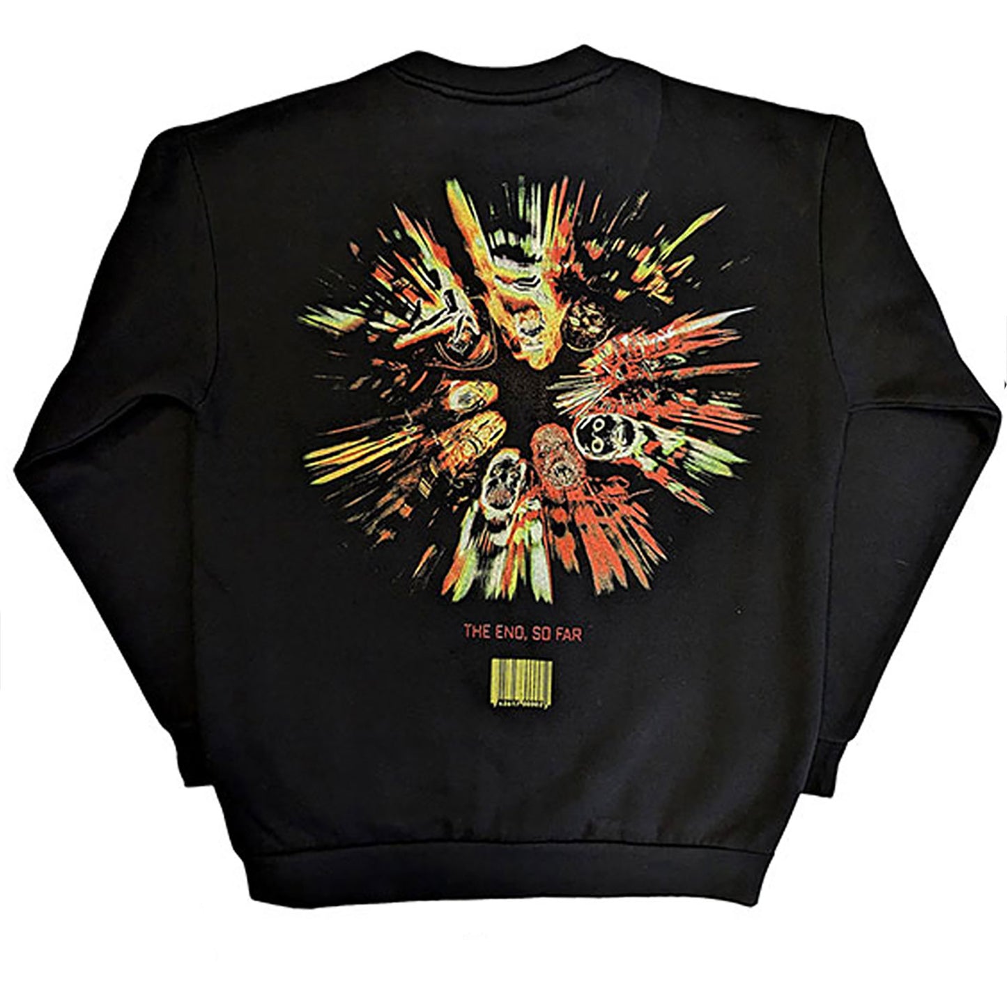 Slipknot the End, So Far Band Figures Sweatshirt Back