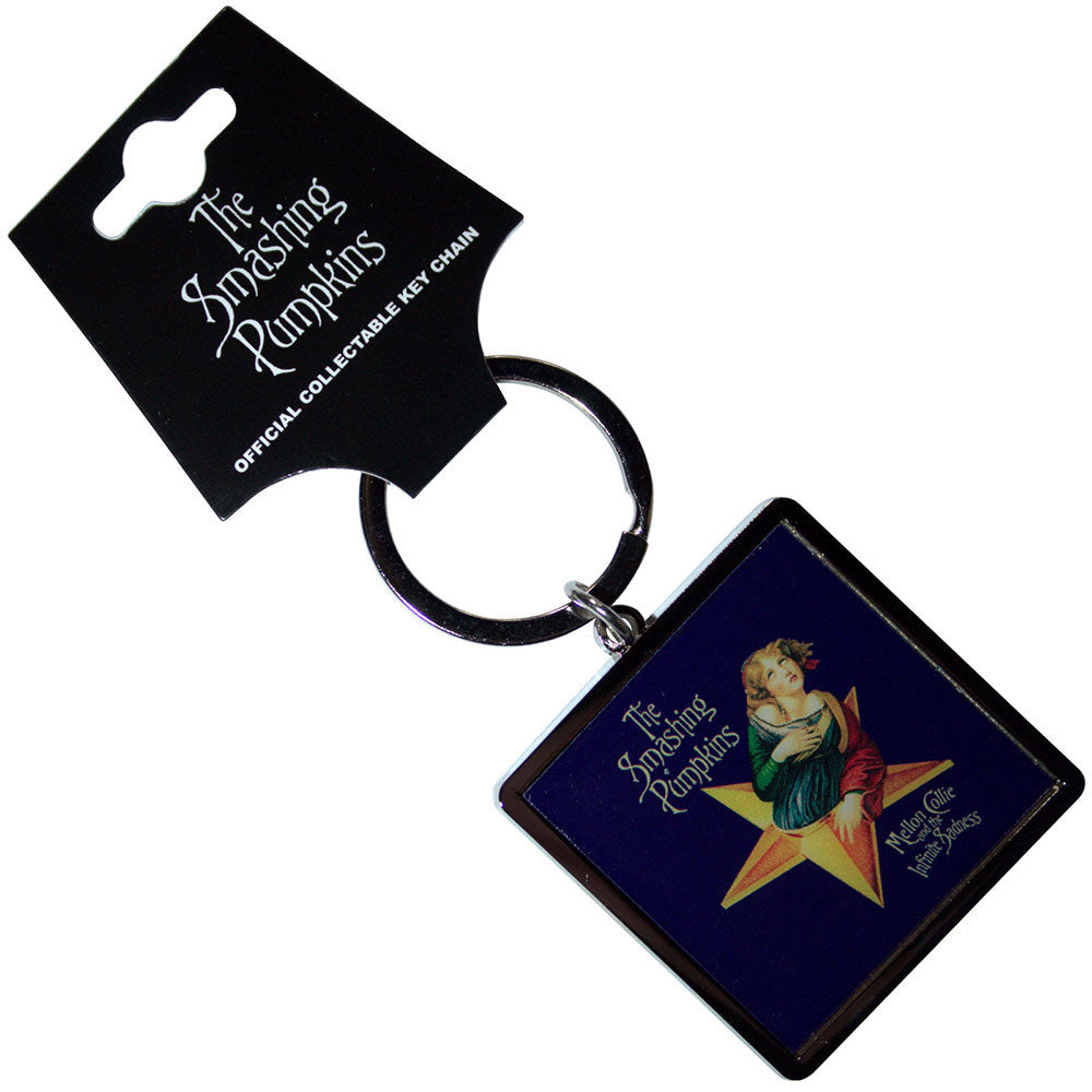Smashing Pumpkins Mellon Collie Metal Key Chain Front