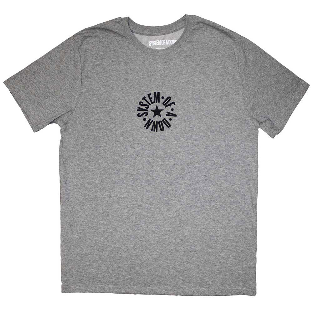 System Of A Down Mini Circle Logo T-shirt Front