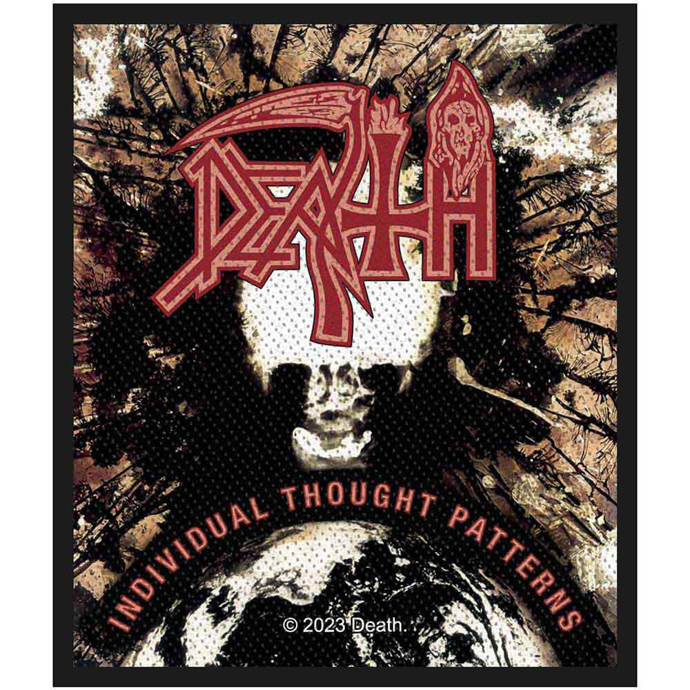 Death Individual Thought Patterns Woven Patch Front