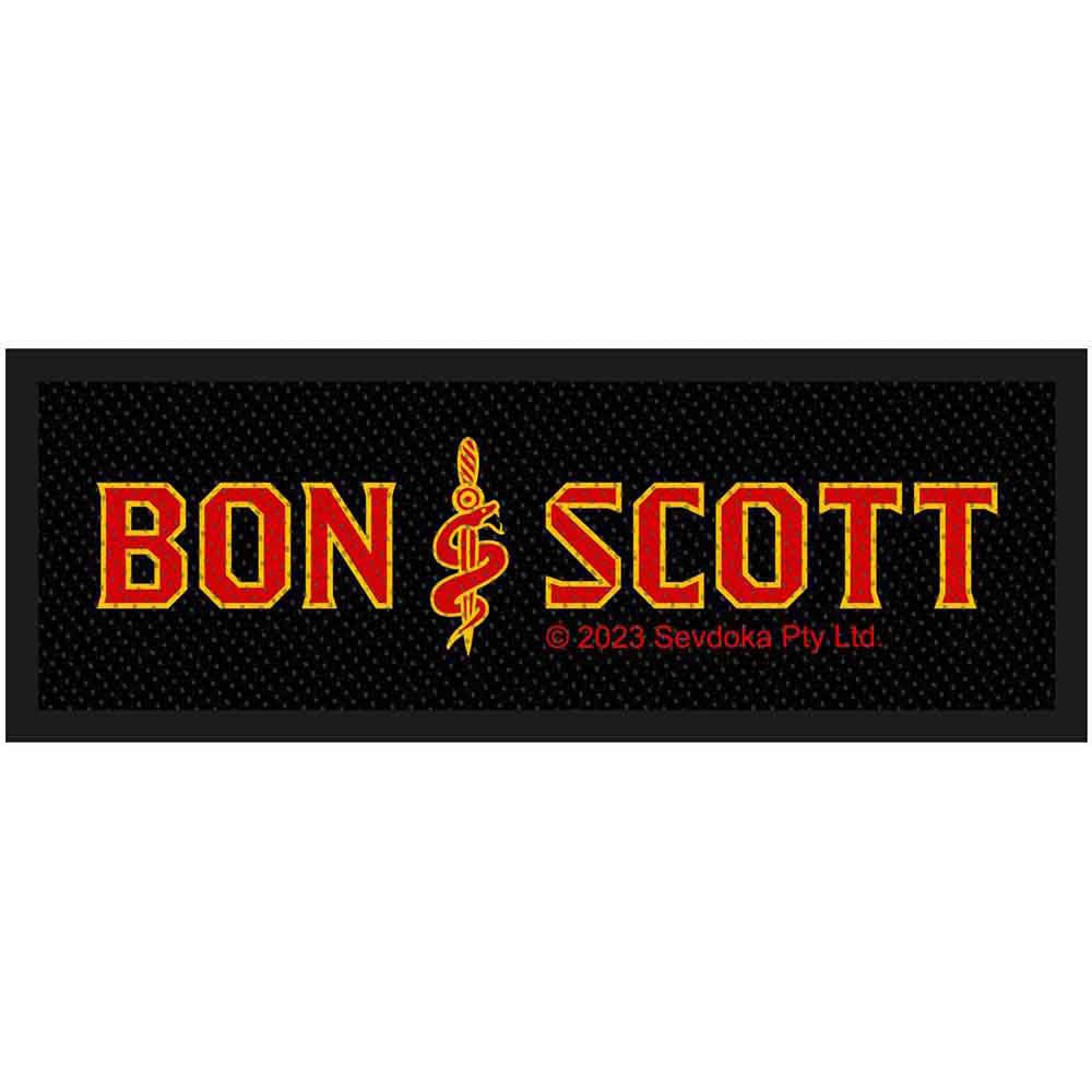 Bon Scott Brother Snake Woven Patch Front