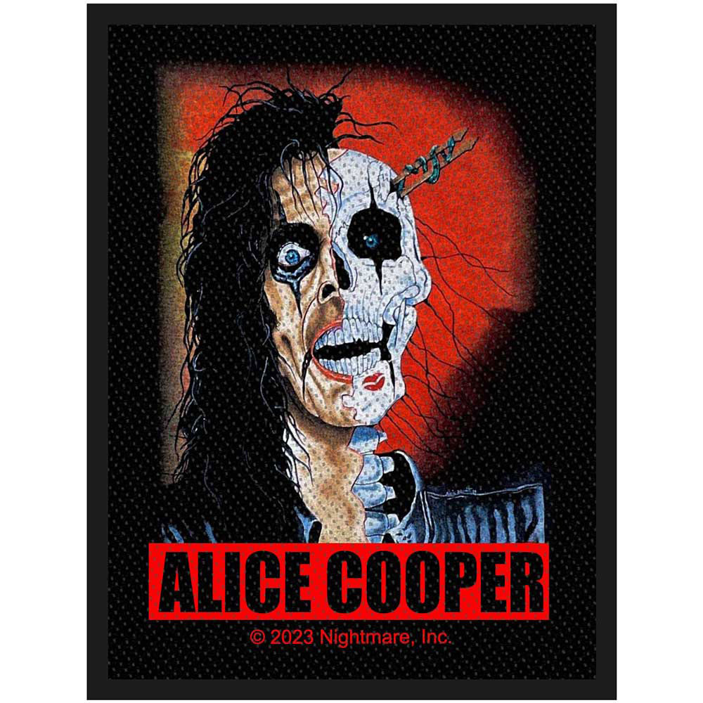 Alice Cooper Trashed Woven Patch Front