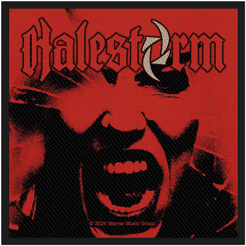 Halestorm Back From The Dead Woven Patch Front