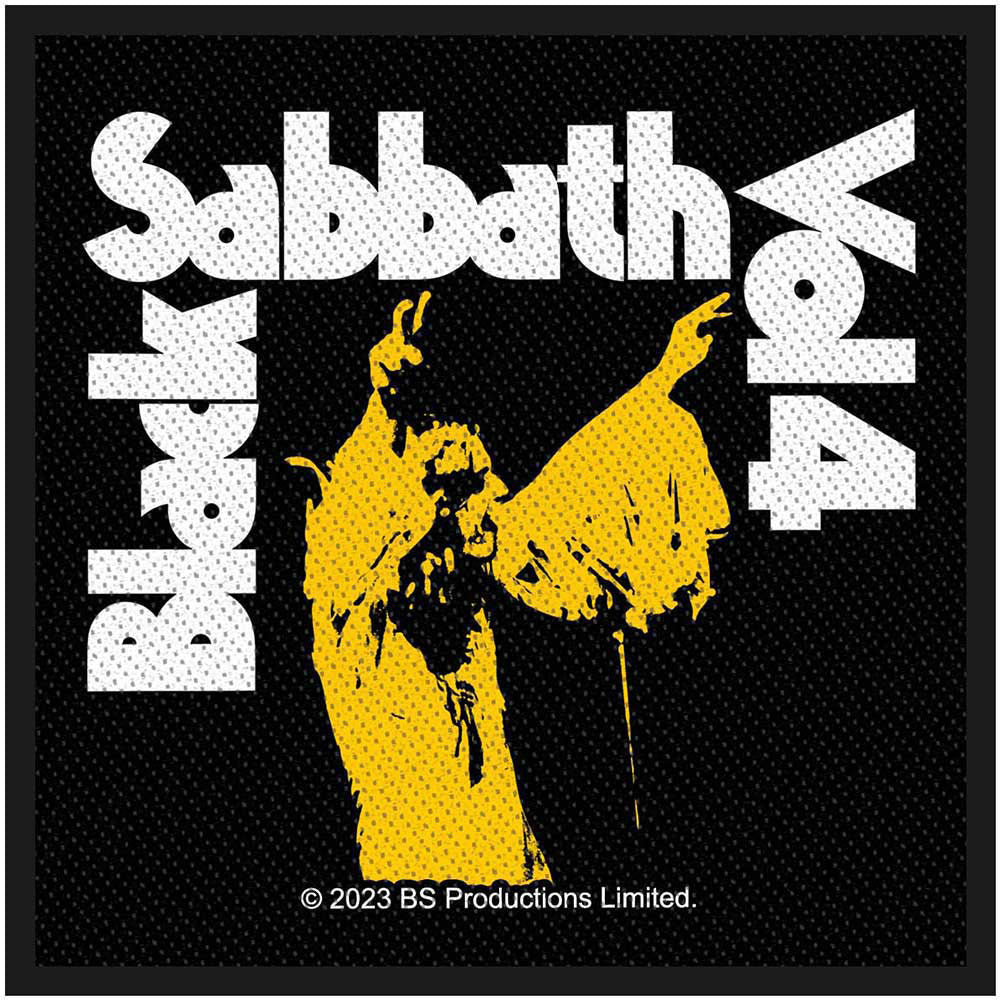 Black Sabbath Vol 4 Woven Patch Front