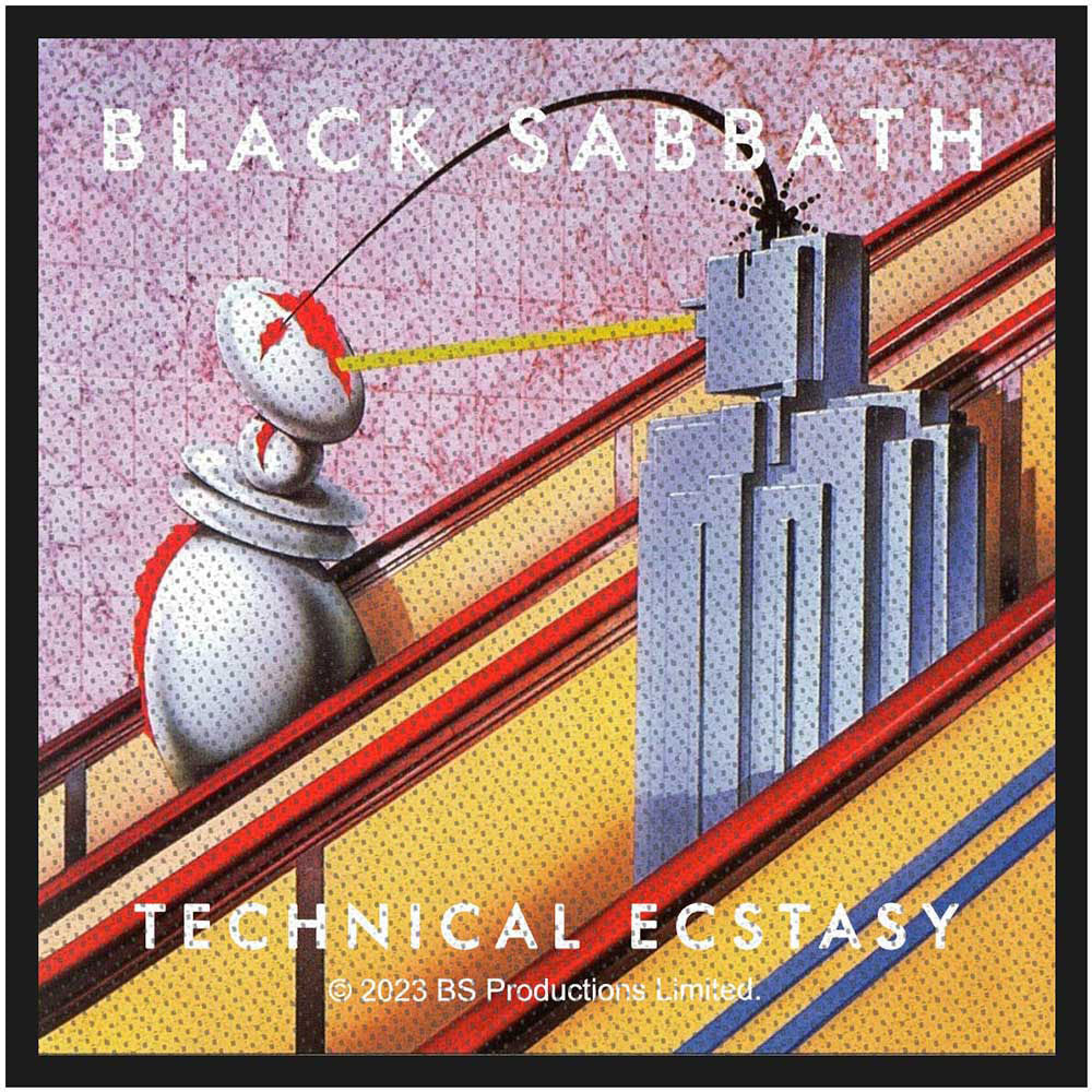 Black Sabbath Technical Ecstasy Woven Patch Front