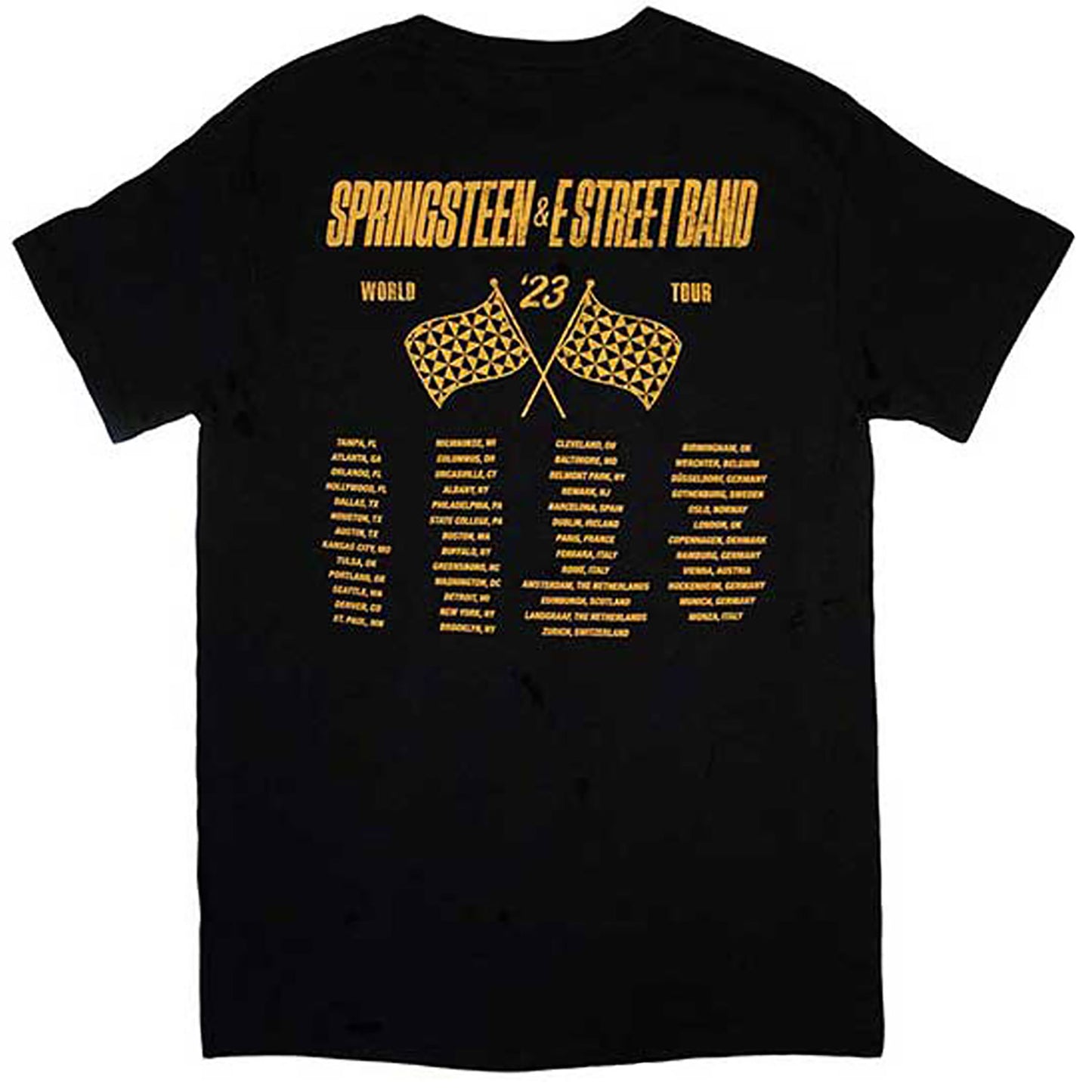 Bruce Springsteen Tour '23 Only The Strong T-shirt Back