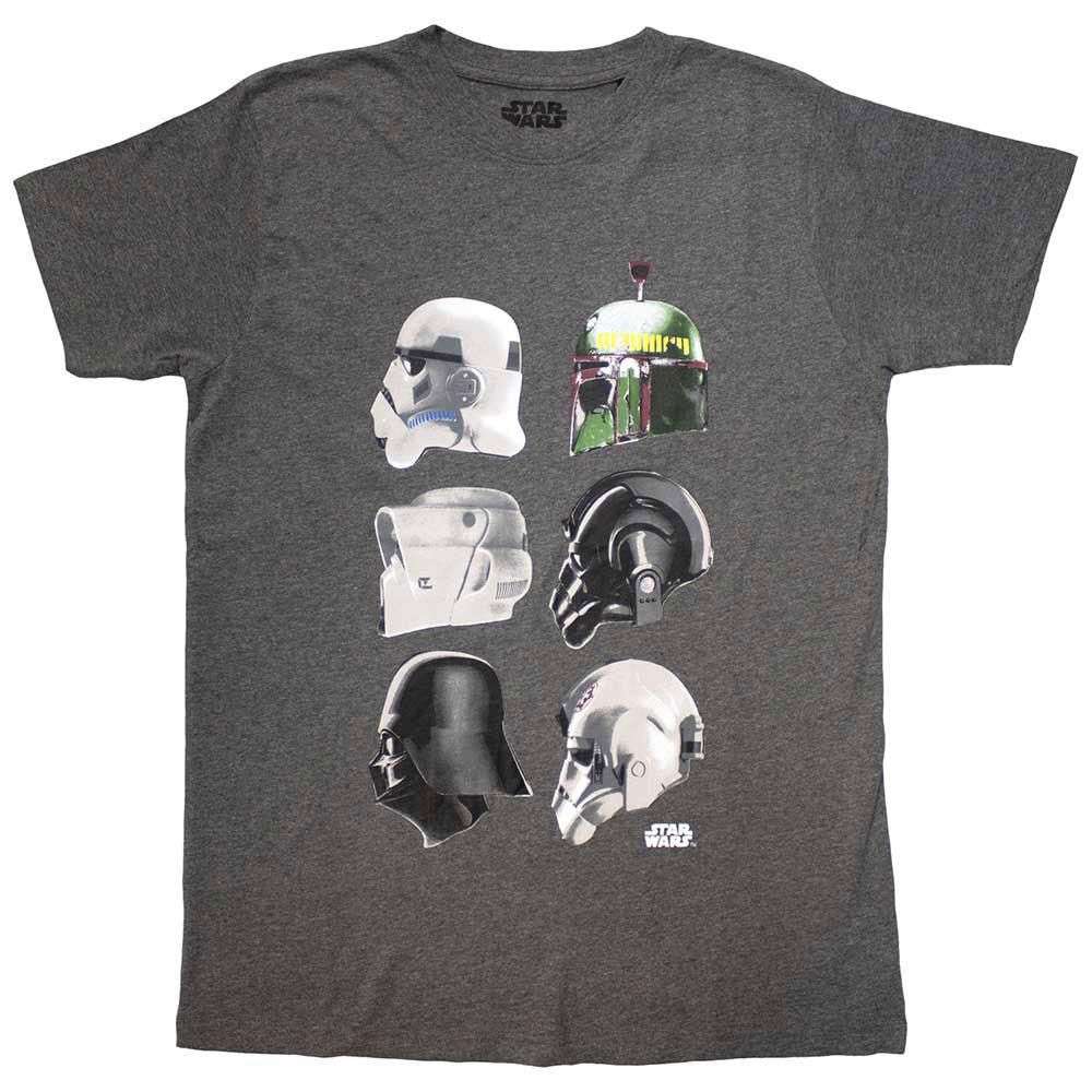Star Wars Helmet Profiles T-shirt Front