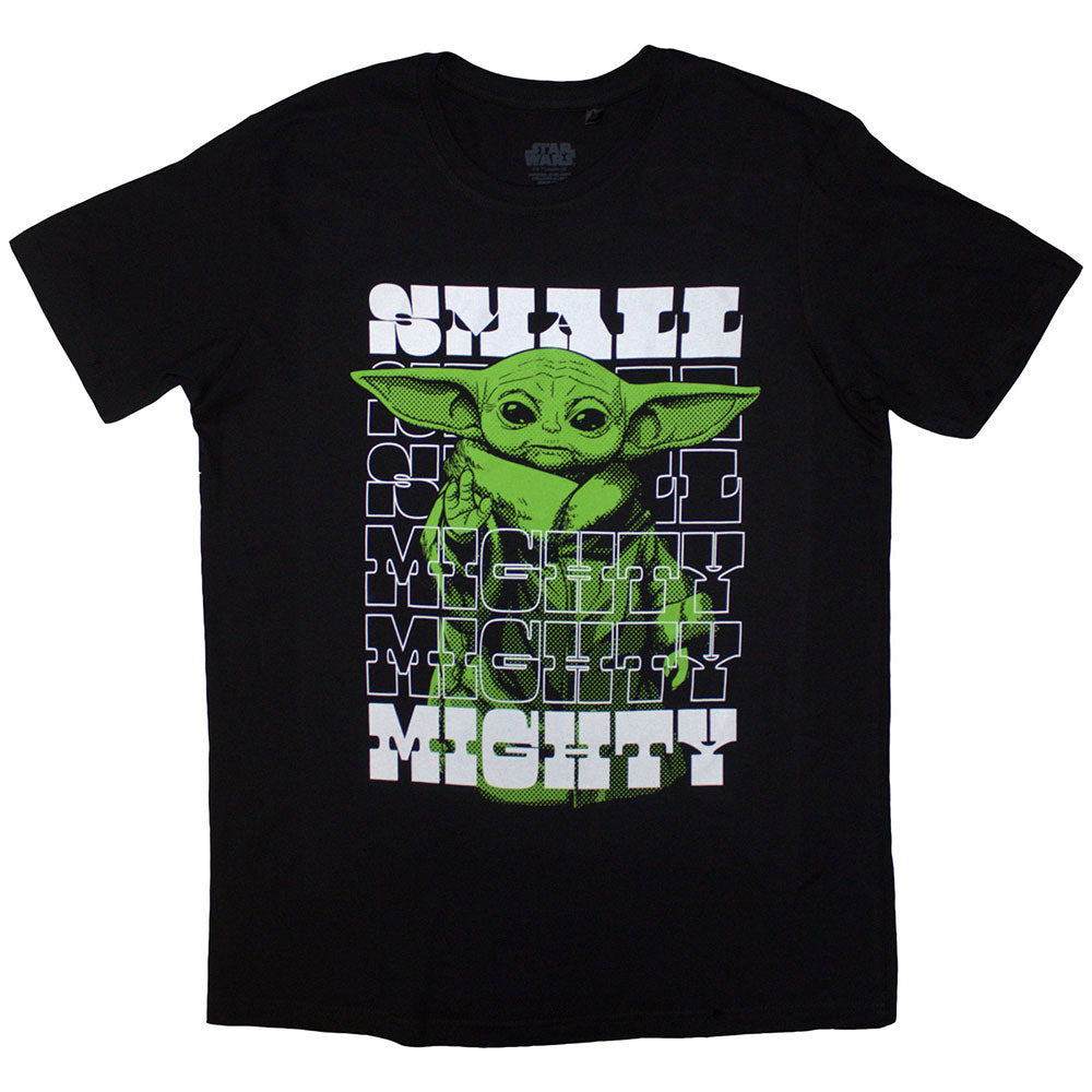 Star Wars The Mandalorian Grogu Small & Mighty T-shirt Front