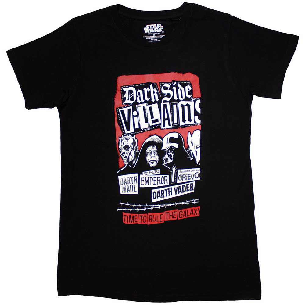 Star Wars Dark Side Villains T-shirt Front