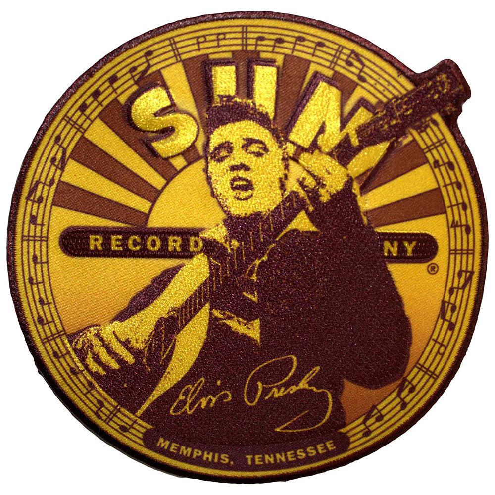 Elvis Presley Elvis Label Woven Patch Front