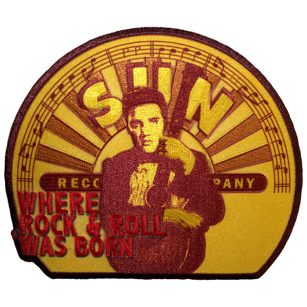 Elvis Presley Elvis Where R&r Was Born Woven Patch Front