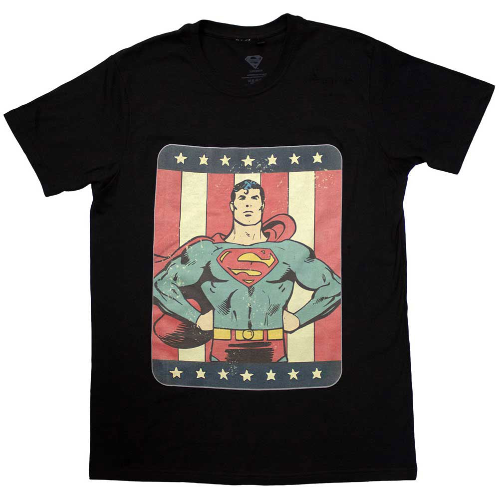 DC Comics Superman Stripes T-shirt Front