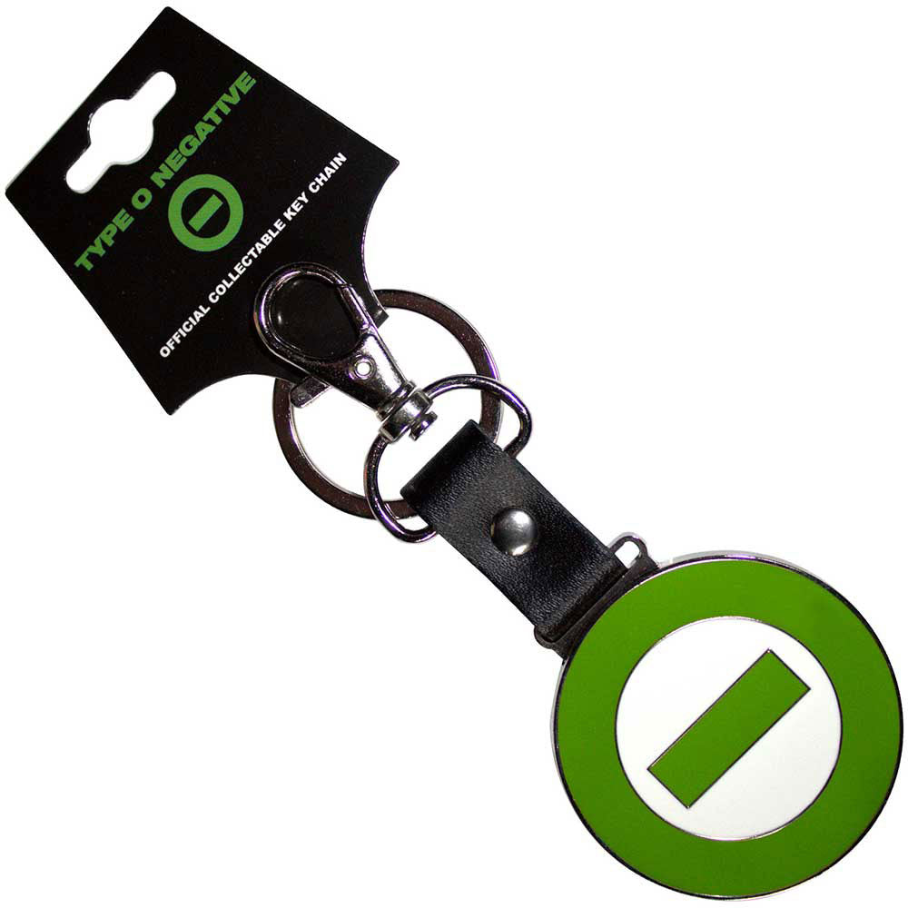 Type O Negative Negative Emblem Metal Key Chain Front