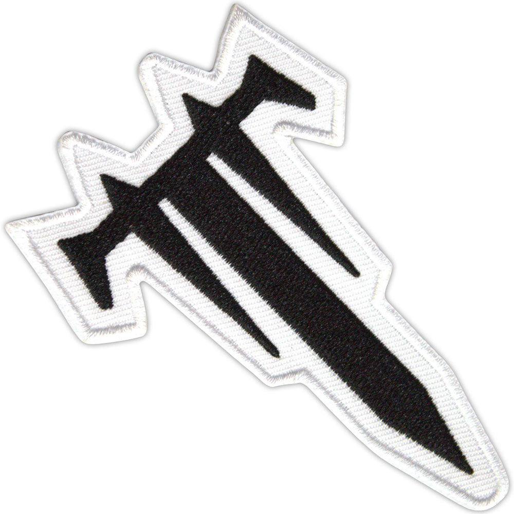 Trivium T Logo Woven Patch Front