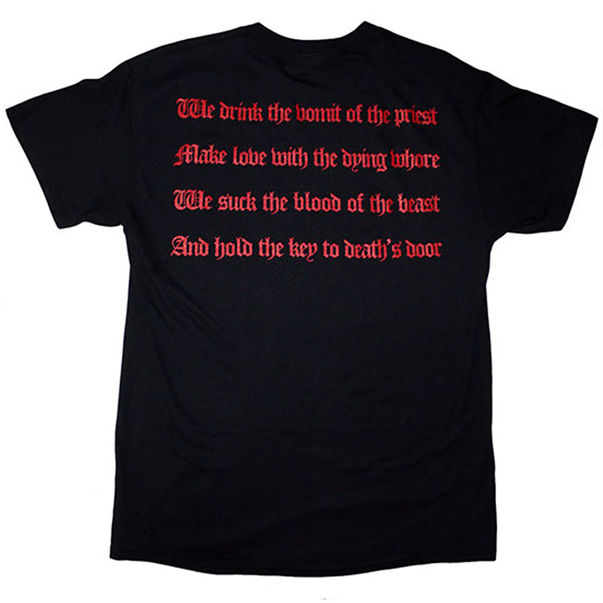 Venom Black Metal T-shirt Back