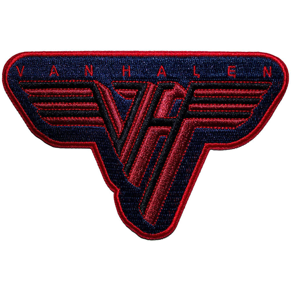 Van Halen Classic Logo Bordered Woven Patch Front