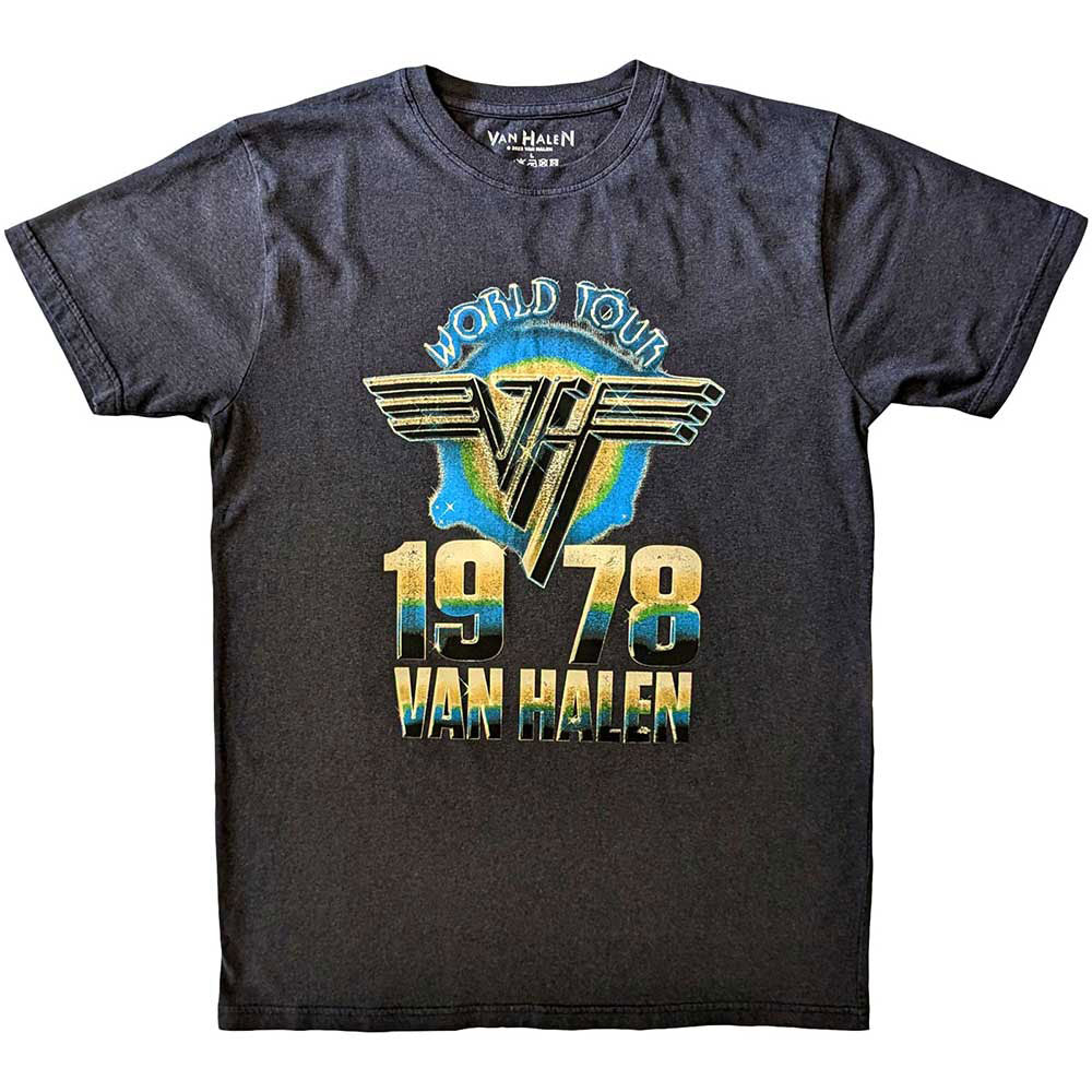 Van Halen World Tour '78 2 T-shirt Front
