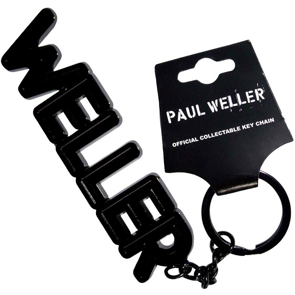 Paul Weller Logo Metal Key Chain Front