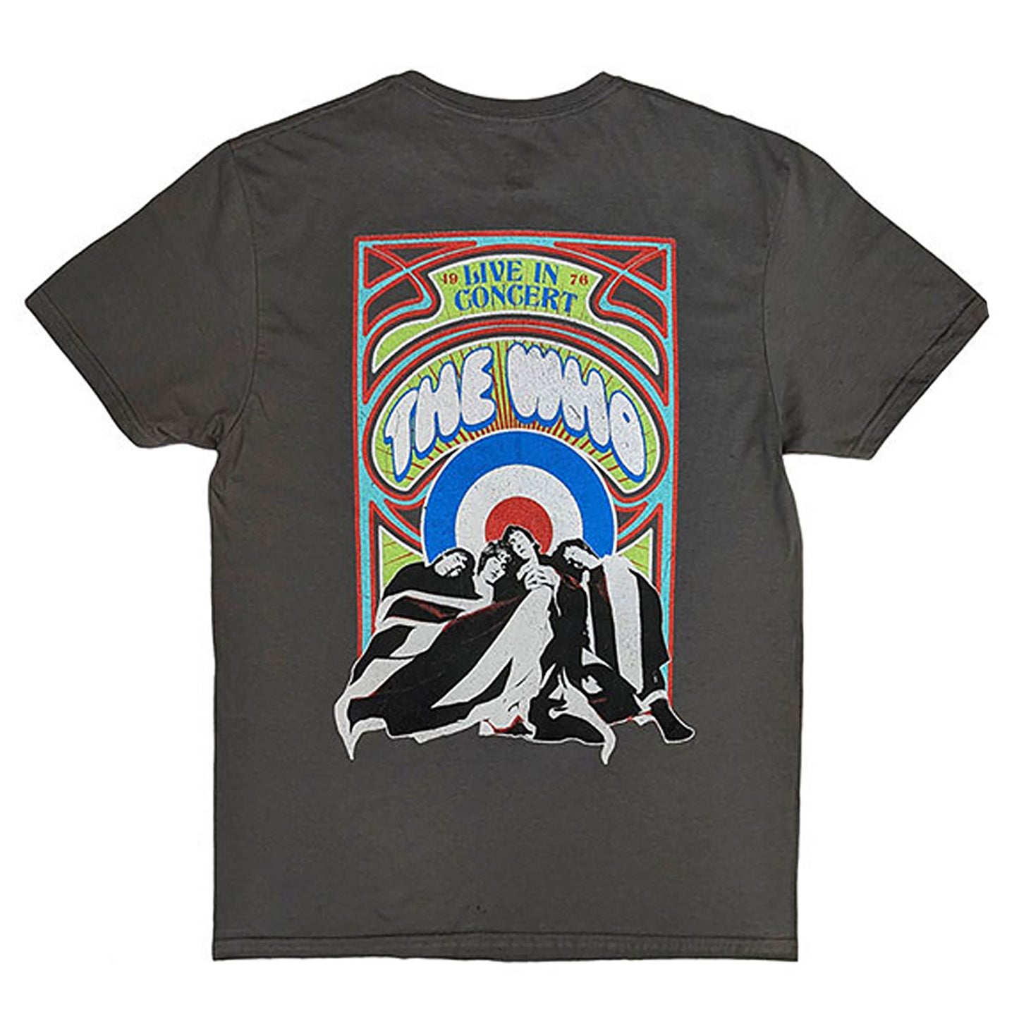 Who Flag Cartoon T-shirt Back