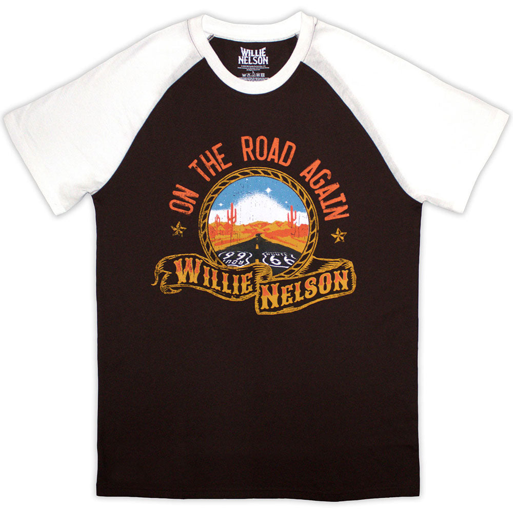 Willie Nelson Route 66 Baseball Jersey Front
