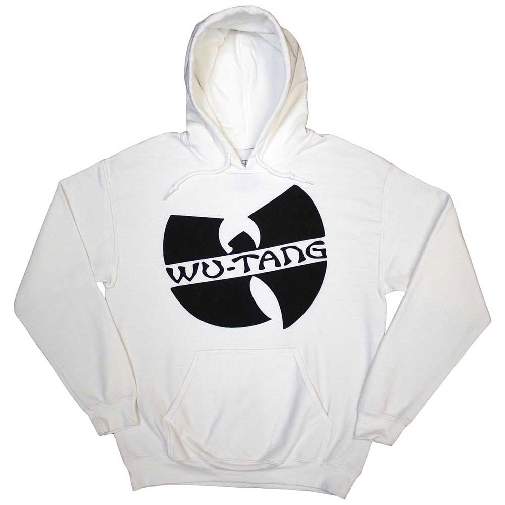 Wu Tang Clan Slanted Logo Mono Hooded Sweatshirt Front