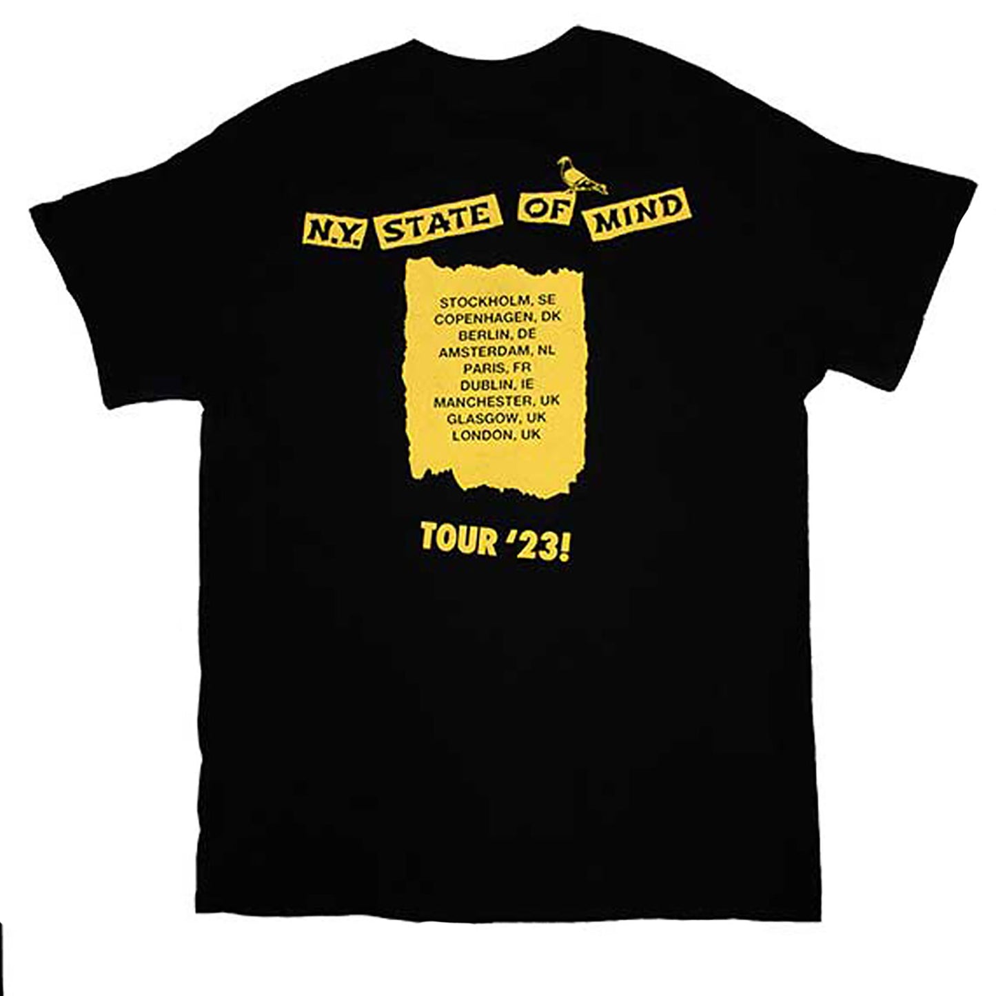 Wu Tang Clan Tour '23 Ny State Of Mind T-shirt Back