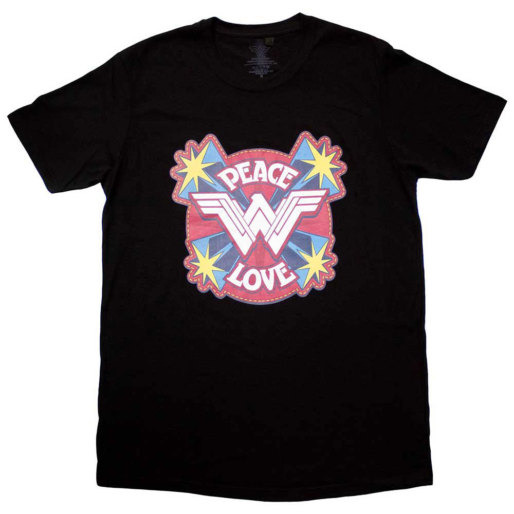 DC Comics Wonder Woman Peace & Love T-shirt Front