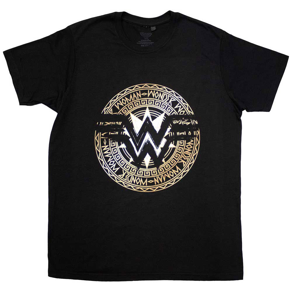 DC Comics Wonder Woman Gold Circle T-shirt Front