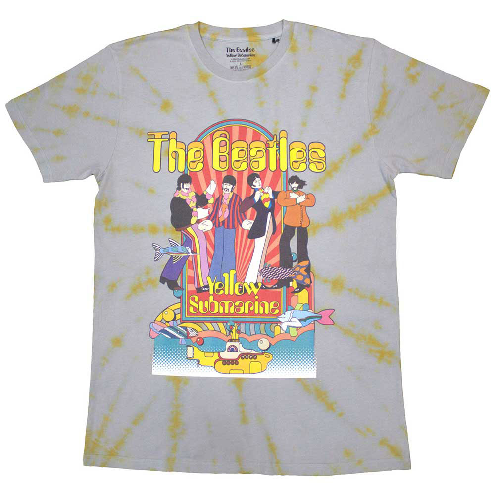 Beatles Yellow Submarine Band & Fish T-shirt Front