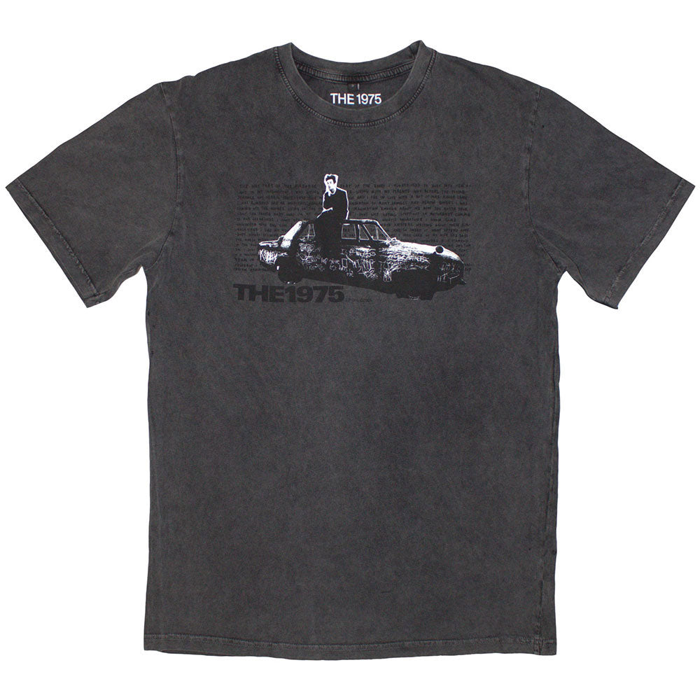 1975 Car Photo Stone Wash T-shirt Front