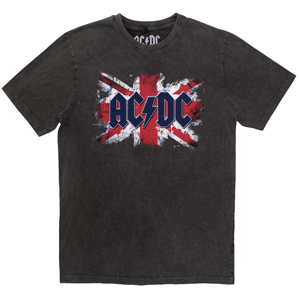 AC/DC Flag Stone Wash T-shirt Front