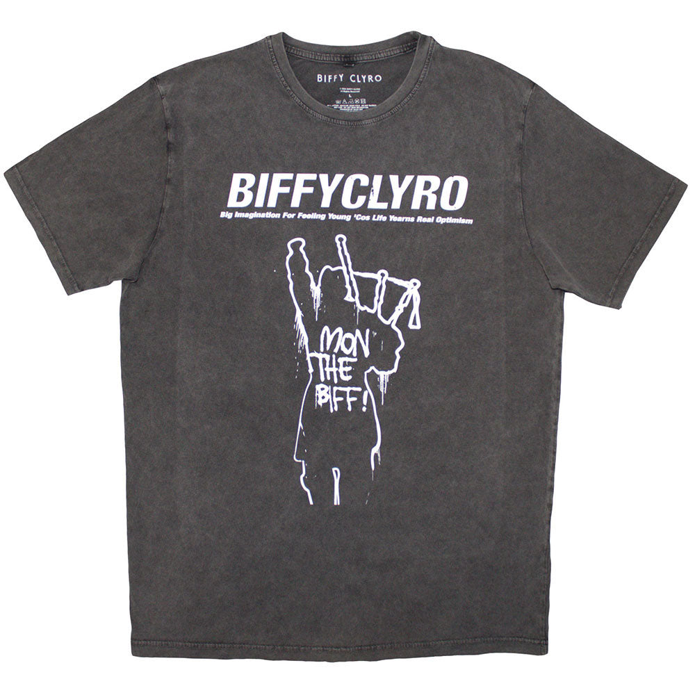 Biffy Clyro Big Imagination Stone Wash T-shirt Front