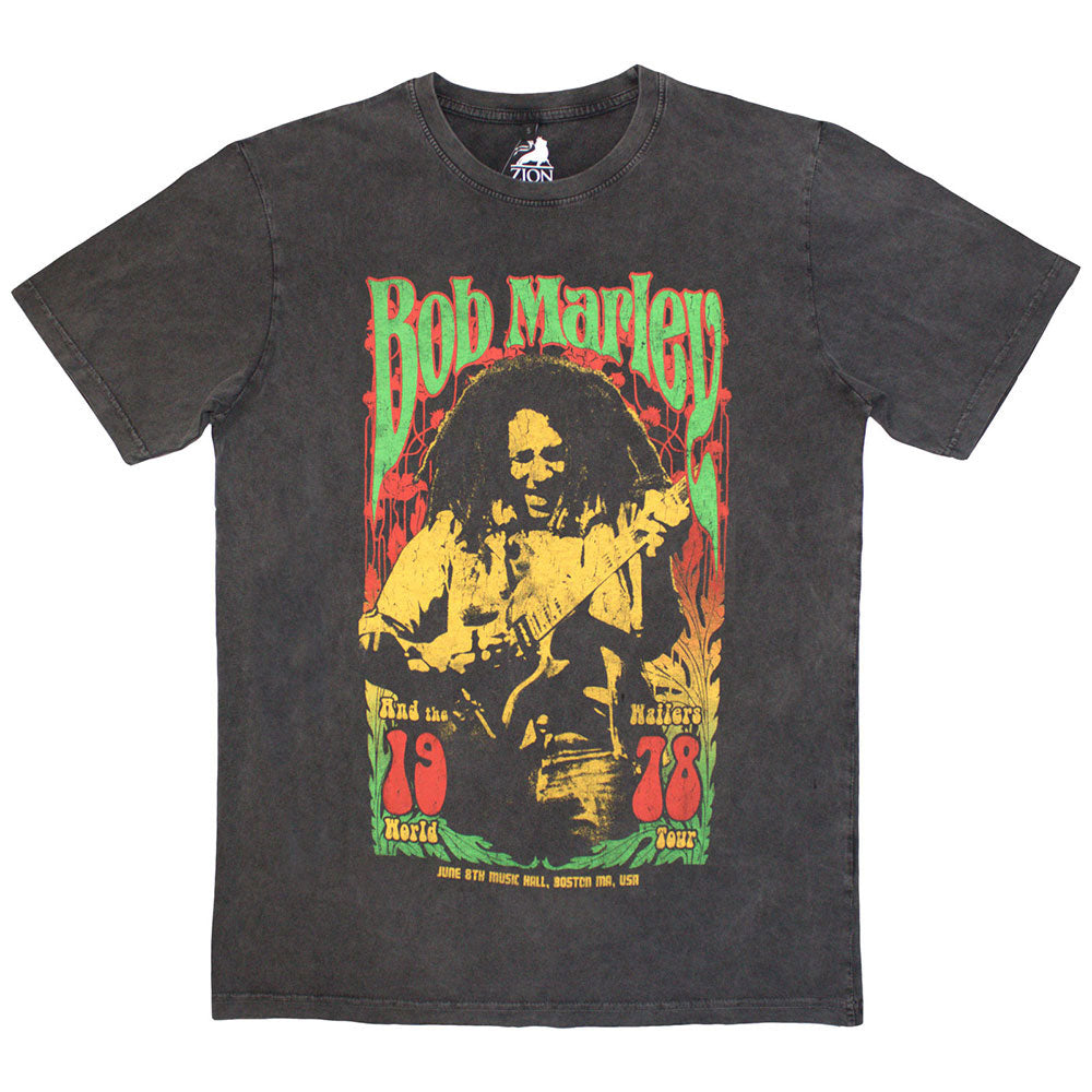 Bob Marley 1978 Stone Wash T-shirt Front