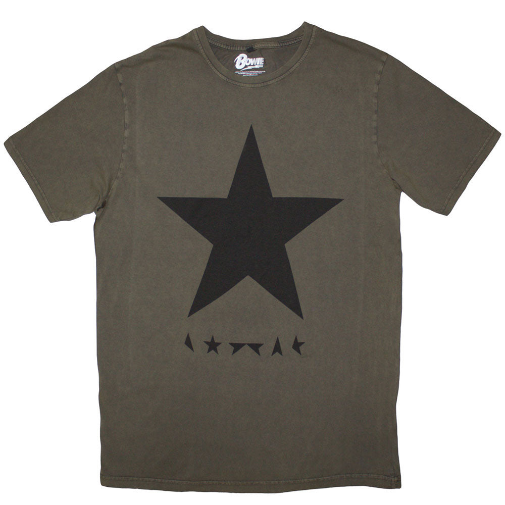 David Bowie Blackstar Stone Wash T-shirt Front