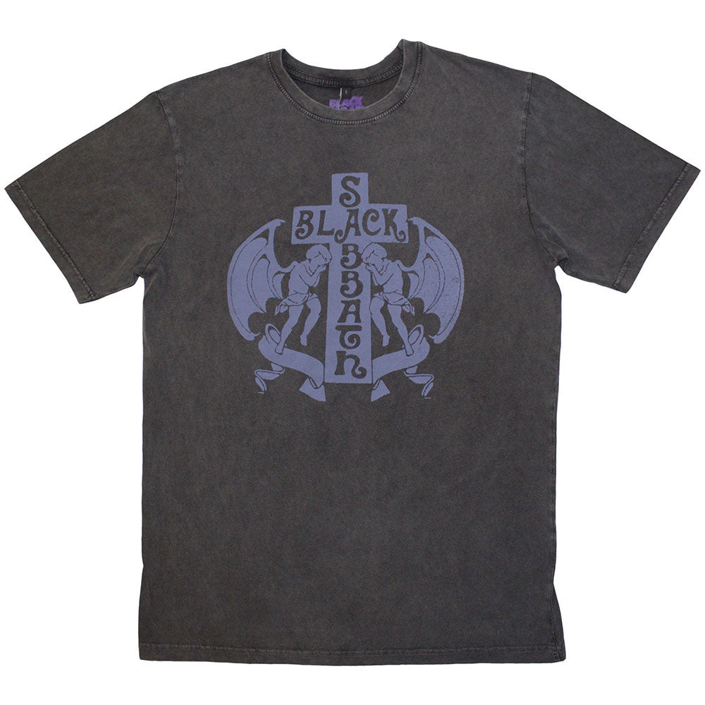 Black Sabbath Angels Stone Wash T-shirt Front