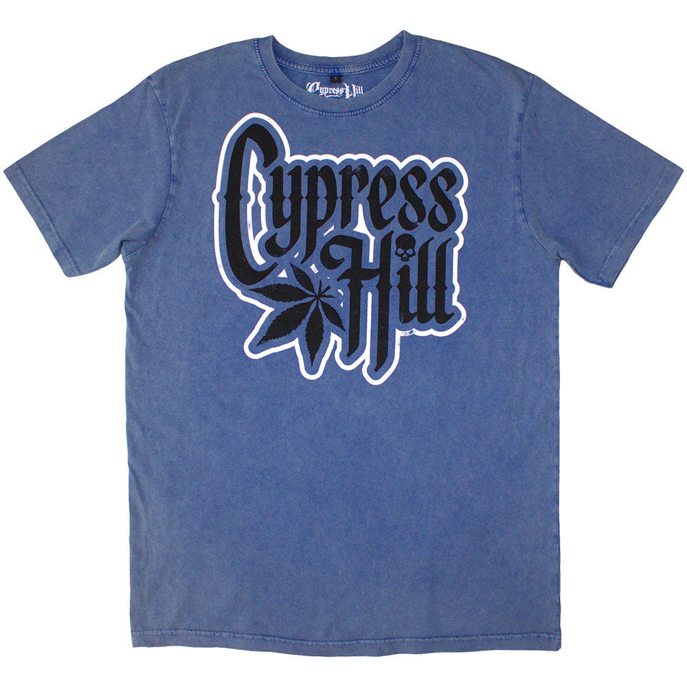 Cypress Hill Logo Stone Wash T-shirt Front