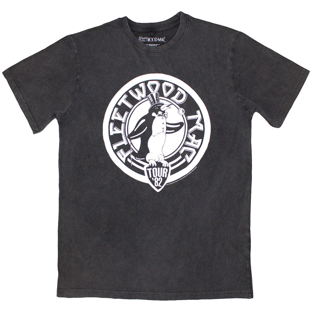 Fleetwood Mac Tour '82 Penguin Stone Wash T-shirt Front