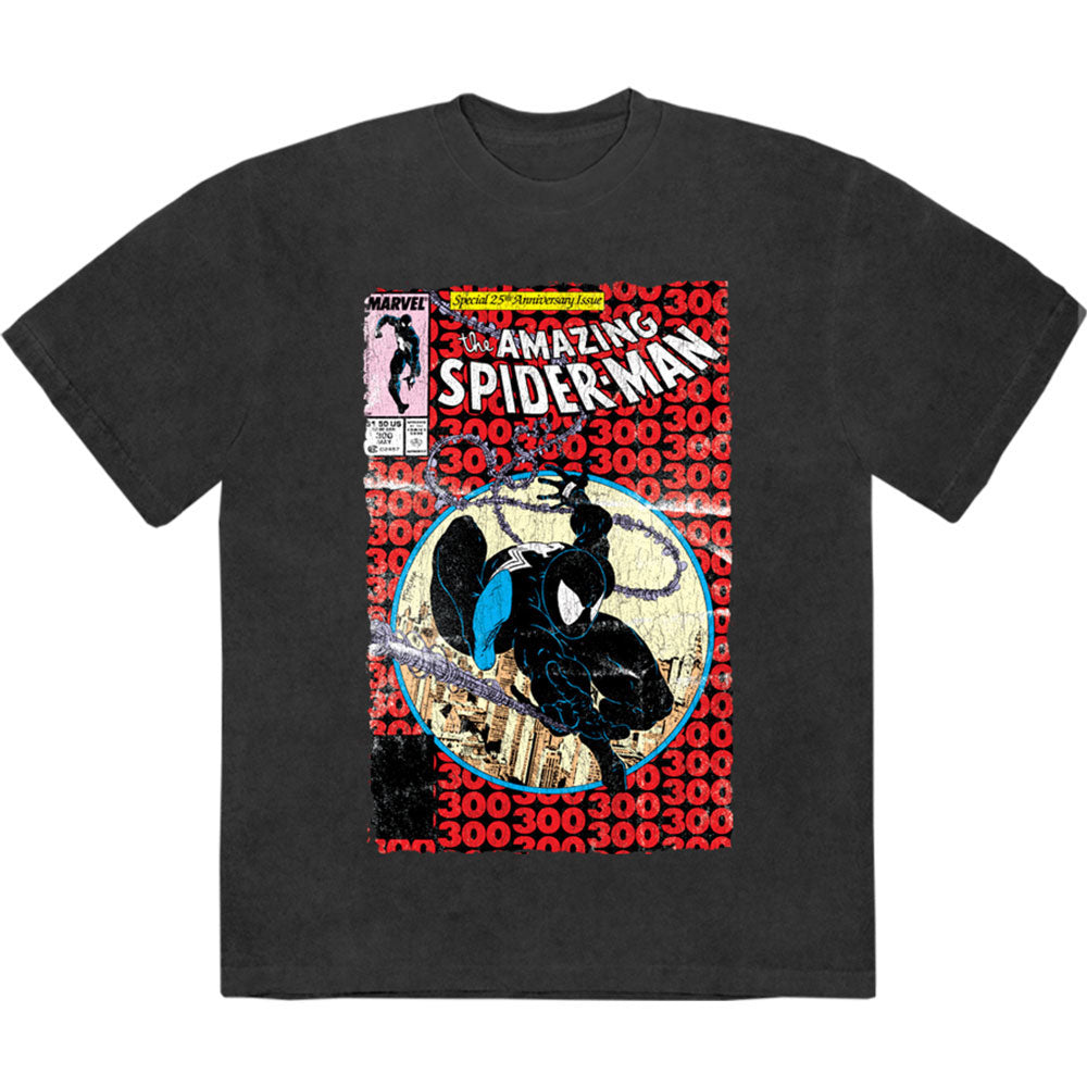Marvel Comics Amazing Spider-man 25th Anniversay Stone Wash T-shirt Front