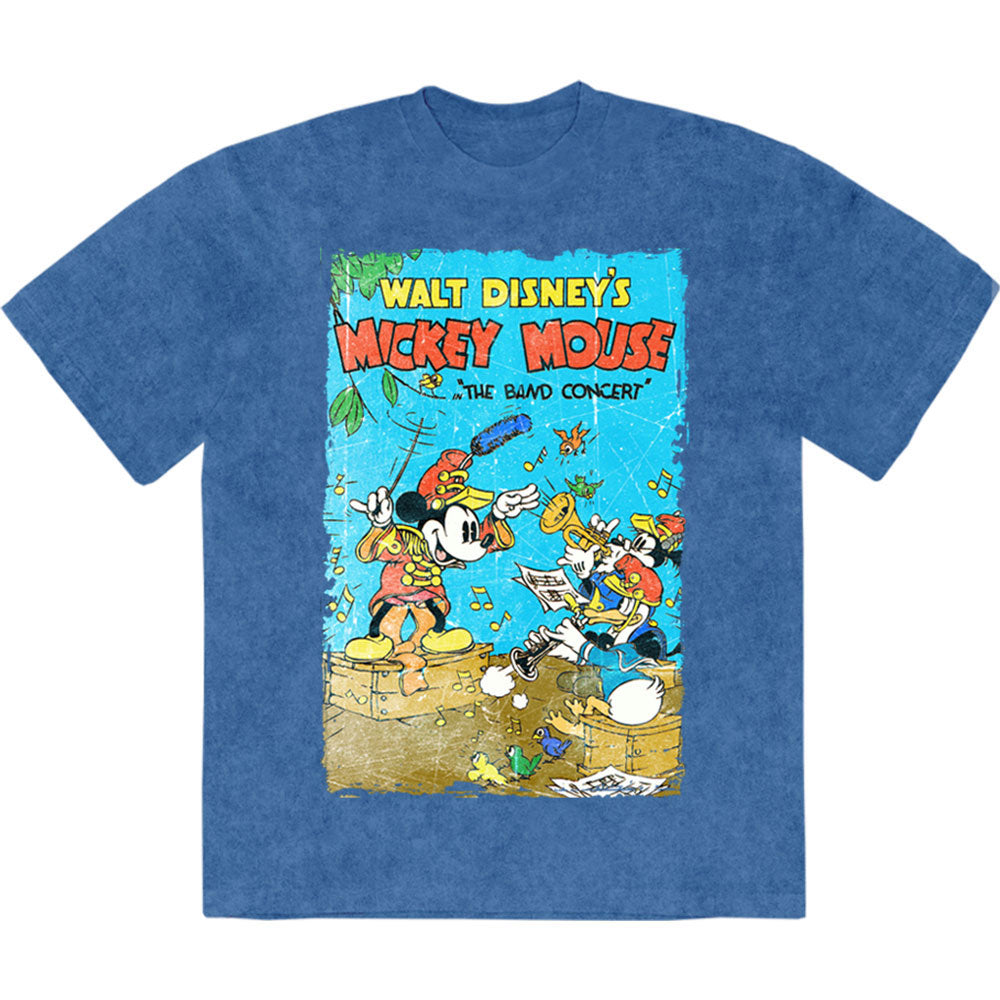 Disney Mickey The Band Concert Stone Wash T-shirt Front