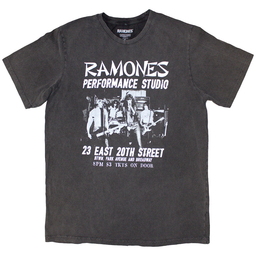 Ramones East Village Stone Wash T-shirt Front